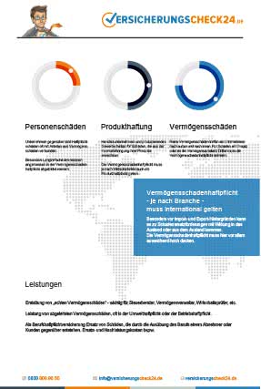 Vermögensschadenhaftpflicht - Infografik