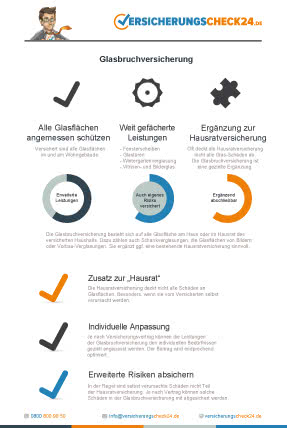 Glasbruchversicherung - Infografik