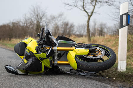 Motorrad Versicherung - Motorradunfall